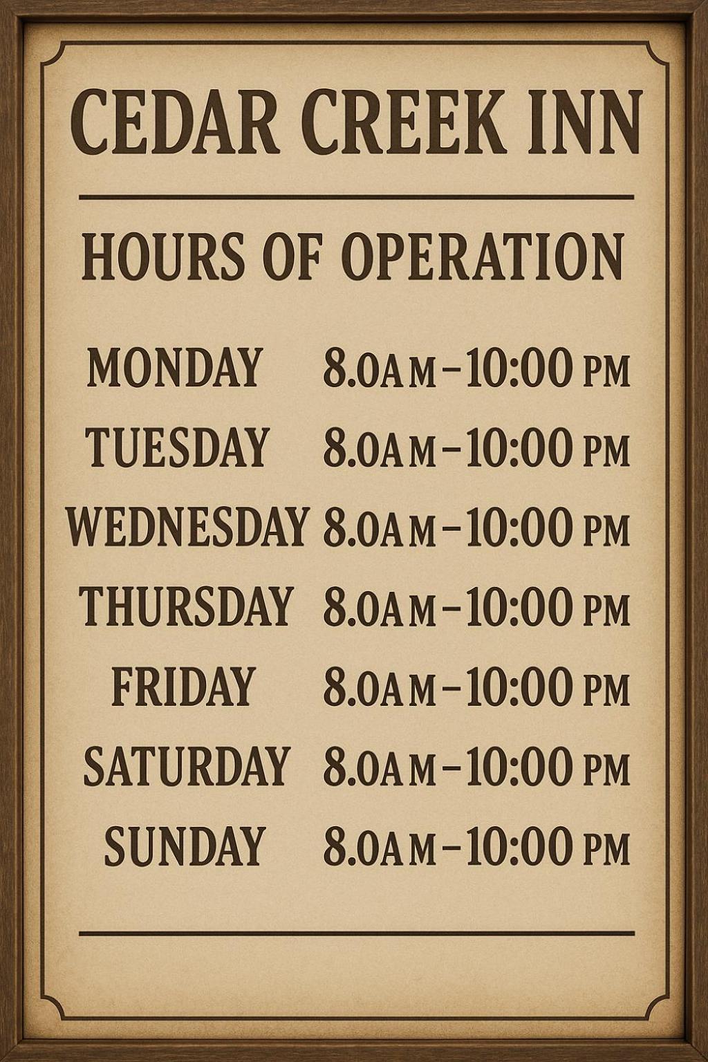 Bertram Cedar Creek Inn מראה חיצוני תמונה